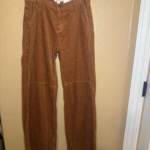 Arizona low rise baggy through hip Corduroy Pants